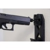 Swiveling Post Pistol Mount with Magazine Holder