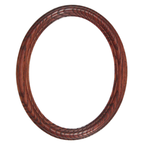 Frames : Gem Rosewood 4x5 Oval Frame