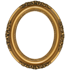 Classics Series 19 Antique Gold 8x10 Oval Frame-Frames-Custom Framing Designs