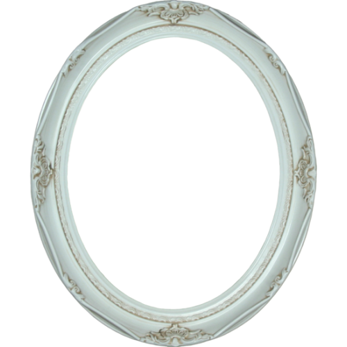 Classic Series 14 Antique White 11x14 Oval Frame