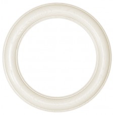 Premier Country White 10" Round Frame-Frames-Custom Framing Designs