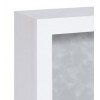 Shadow Box Frame Detail - White Shadow Box - Contemporary Deep Shadow Box - Custom Framing Designs, USA