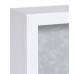 Shadow Box Frame Detail - White Shadow Box - Contemporary Deep Shadow Box - Custom Framing Designs, USA