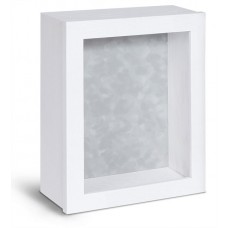 Shadow Box Frame - White Shadow Box - Contemporary Deep Shadow Box - Custom Framing Designs, USA