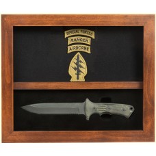 Yarborough Knife Box - Military Display Box - Deep Shadow Box - Custom Display Designs