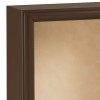 Shadow Box Frame Detail - Mocha Shadow Box - Custom Framing Designs, USA