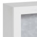 Shadow Box Frame Detail - Country White Shadow Box - Contemporary Deep Shadow Box - Custom Framing Designs, USA