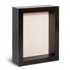 Shadow Box Frame - Ebony Shadow Box - Contemporary Deep Shadow Box - Custom Framing Designs, USA