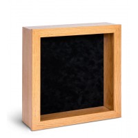 Shadow Box Frame - Light Oak Shadow Box - Contemporary Deep Shadow Box - Custom Framing Designs, USA