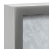 Shadow Box Frame Detail - Silver Shadow Box - Contemporary Deep Shadow Box - Custom Framing Designs, USA